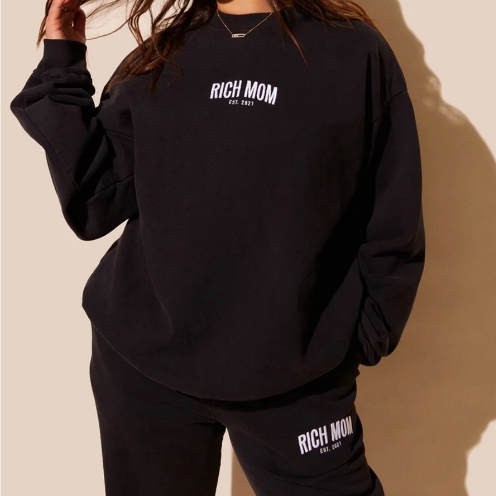 Tinx Black Rich Mom Sweatshirt